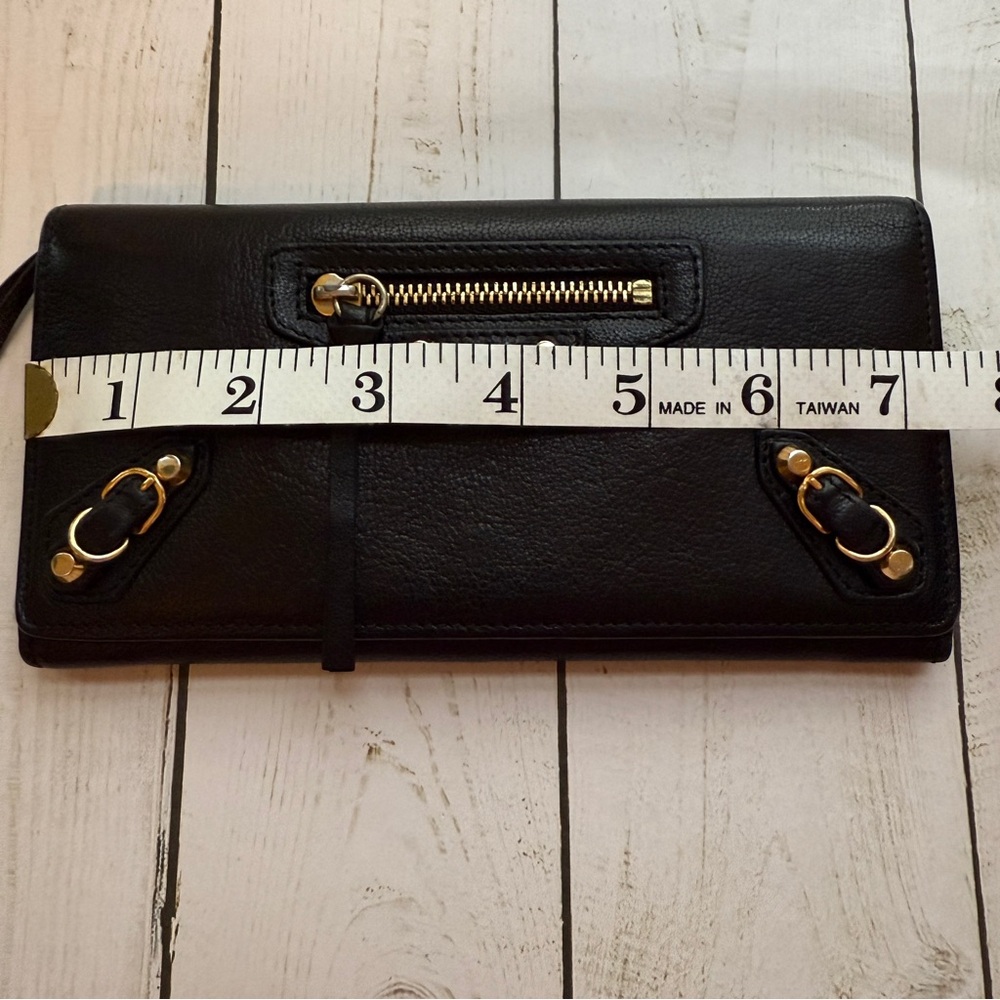 Balenciaga | Le City Long Wallet in Black Arena Storico Lambskin - Picture 10 of 13